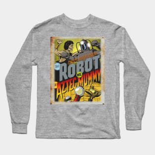 Mystery Science Rusty Barn Sign 3000 - The Robot vs Aztec Mummy Long Sleeve T-Shirt